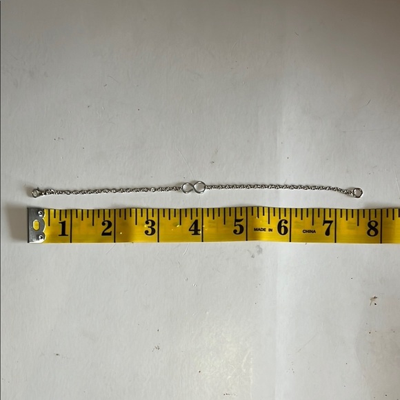 Timeless Silver Infinity Chain Bracelet - Picture 3 of 5